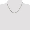 Black Bow Jewelry 3.6mm, Sterling Silver, Solid Round Box Chain Necklace - 2 of 4