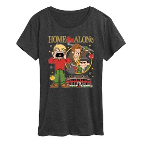 Women's - Home Alone - Collage-Women's Short Sleeve Graphic T-Shirt Short Sleeve Graphic T-Shirt - 1 of 4