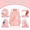 Hachikiko 15.6 Inch Laptop School Bag with Reflective Strip, Cute Kawaii Backpack for Elementary & Middle School,Pink Girls Backpack for Ages 6-14 - 4 of 4