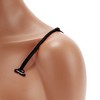 Unique Bargains Women's Fine Shoulder Straps Color Black Nude White 3 Pairs - 2 of 4