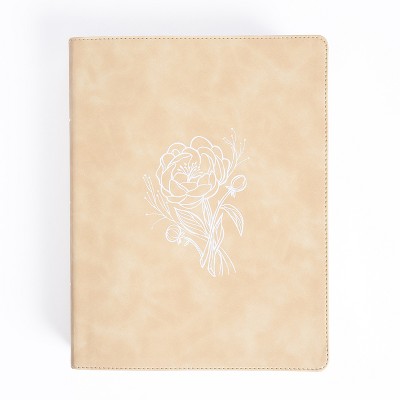 CSB Illustrator's Notetaking Bible, Large Print Edition, Cream Leathertouch - by  Csb Bibles by Holman (Leather Bound)