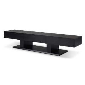 70.5" Wood Composite TV Stand with 3 Drawers, Rectangular Design and Sturdy Double Pedestal Base for TVs up to 50 Inches - 1 of 4