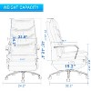 Reclining Office Chair-Power Office Chair with Footrest Electric Power Desk Chair, Big and Tall Office Chair with Auto-Linked Armrests-The Pop Home - 3 of 4