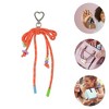 Unique Bargains Braided Bow with Love Buckle Handbag Charm 1 Pc - 3 of 4