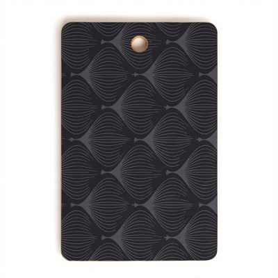 Caroline Okun Hygge In Kohl Cutting Board - Deny Designs