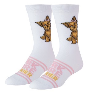 Cool Socks Novelty Crew Dress Sock, Women's, Animals, Dogs and Puppies, Funny Silly Cute - 1 of 4