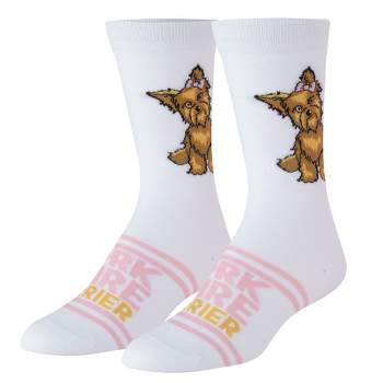 Cool Socks Novelty Crew Dress Sock, Women's, Animals, Dogs and Puppies, Funny Silly Cute