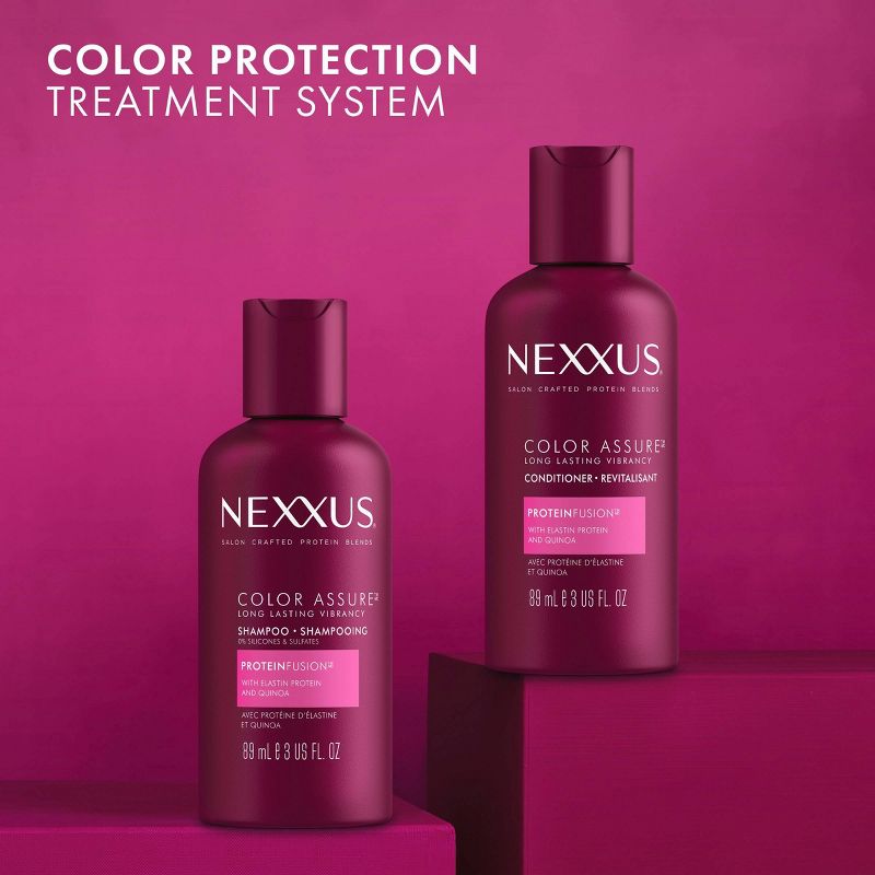 Nexxus Color Assure Sulfate-Free Shampoo For Color-Treated Hair with ProteinFusion Travel Size - 3 fl oz, 4 of 8