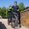 GOTRAX Adult MX1 Mid Drive 27.5" Step Through Electric Hybrid Bike - Black - 4 of 4