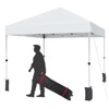 10x10 ft, Patented Center Locking Canopy Tent, Portable Outdoor Canopy Tent, Comes with Hand Wheel Bag, Suitable for Outdoor use, Height Adjustable - 2 of 4