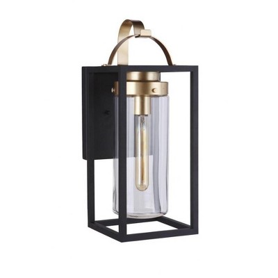 Craftmade Lighting Neo 1 - Light Wall Light in  Midnight/Satin Brass