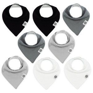 Parker Baby Co. Bandana Drool Bibs 8 Pack - 1 of 4