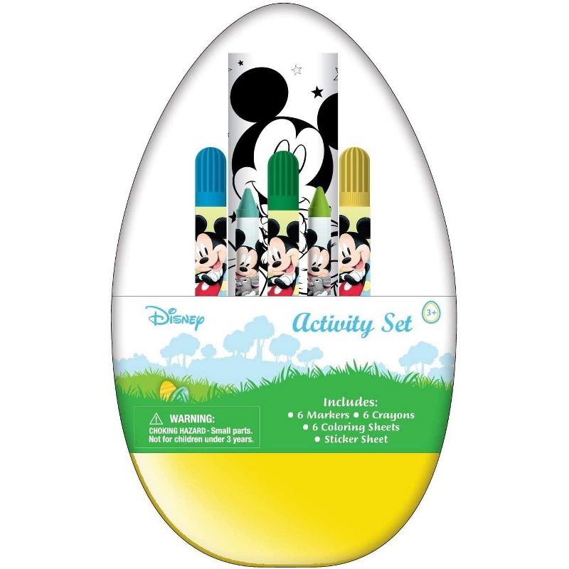 Disney Mickey Activity Egg Craft Kit | Coloring Pages | Stickers | Markers | Crayons, 1 of 5