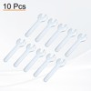 Unique Bargains Galvanized Iron Automotive Repair Furniture Assembly Metric Small Open-End Wrenches 10 Pcs - 3 of 4