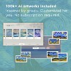 TCL 65" Class NXTVISION 4K QLED Smart Frame with Google TV and Flush Wall Mount - White 65A300W: 120Hz Refresh, Dolby Vision, HDR10+ - 4 of 4