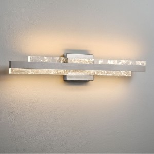 KAISITE 24inches Dimmable LED Bath Bar Black Bathroom Vanity Light - 1 of 4