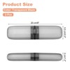 Unique Bargains Travel and Outdoor Plastic Portable Simple Storage Toothbrush Containers 8 x 2.2 x 1.2 Inch 2 Pcs - 2 of 4