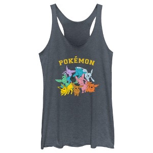 Women's Pokemon Eeveelutions Racerback Tank Top - 1 of 4