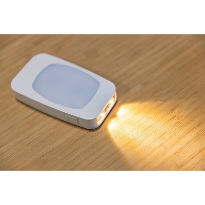 Compact White LED Power Failure Night Light with Rechargeable Battery