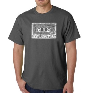 LA Pop Art Men's Word Art T-shirt - The 80's - 1 of 4