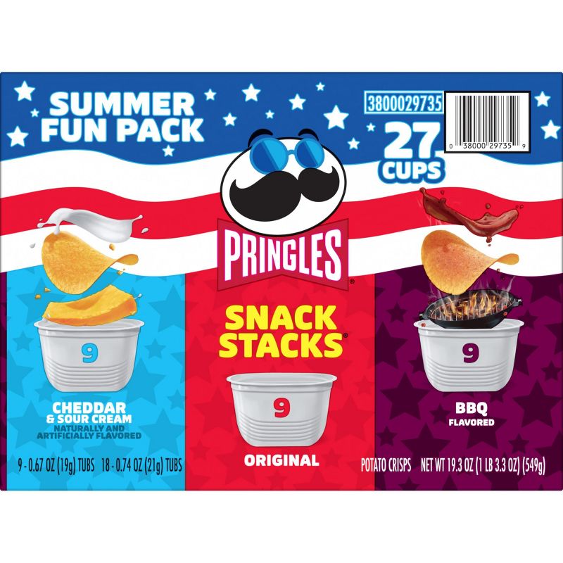Pringles Snack Stacks Summer Fun Pack - 19.3oz/27ct, 5 of 7