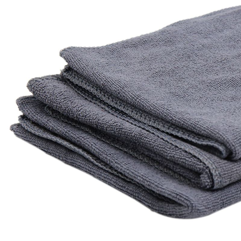 Unique Bargains 250GSM Microfiber Towel Cleaning Cloths for Car Washing Gray 25.60"x13" 3Pcs, 4 of 6
