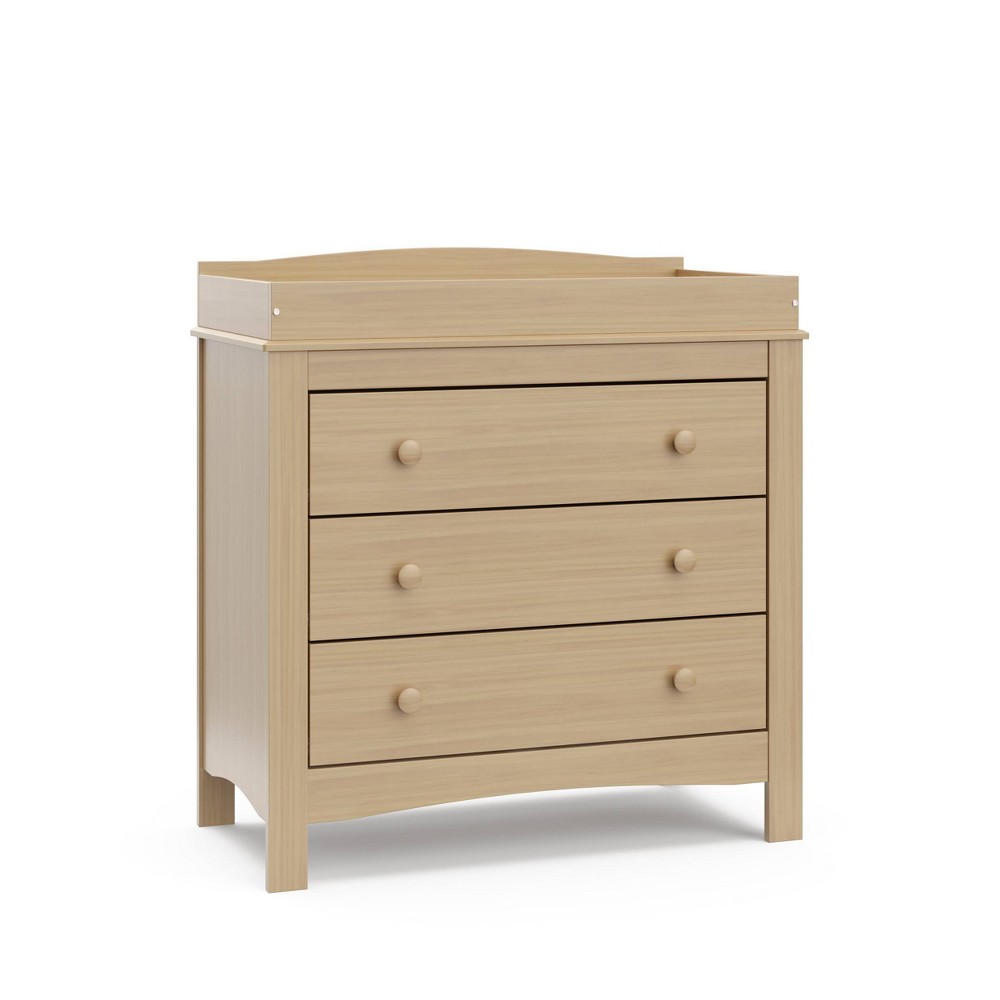 Photos - Dresser / Chests of Drawers Graco Noah 3 Drawer Dresser with Changing Table Topper and Interlocking Dr 