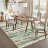 Abstract Machine Washable Area Rugs 5x7 Ultra-Soft Contemporary Throw Rugs Foldable Thin Accent Carpet Non Slip Indoor Floor Cover - 4 of 4