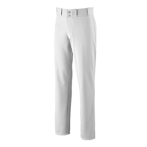 Mizuno Men's Pro Woven Baseball Pants, Medium, Grey