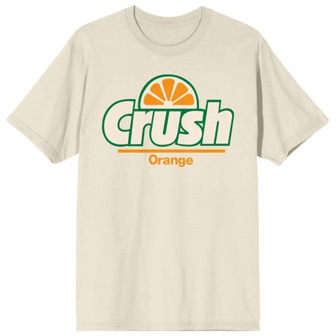 Orange Crush Classic Logo Men s Natural Short Sleeve Tee large Target