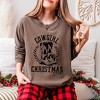 Simply Sage Market Women's Cowgirl Christmas Club Long Sleeve Garment Dyed Tee - 2 of 3