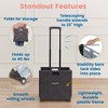 ECR4Kids Universal Rolling Cart, Black, 1 - 4 of 4