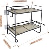 2-Tier Over Toilet Bathroom Organizer with Paper Holder, No Drilling Toilet Shelf Rack and Stand, Bathroom Organizer - 2 of 3