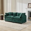 Sapphtopaz Modern Cloud Sofa Couches for Living Room with 2 Layer Upholstered Comfy Sofa with Chenille Fabric for Living Room,Apartment - 2 of 4