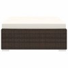 vidaXL Footstool Dark Gray 27.6 in.x21.7 in.x16.1 in. Microfiber Fabric - 3 of 4