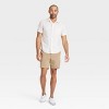 Men's Short Sleeve Poplin Shirt - Goodfellow & Co™ Aqua Blue - 3 of 3