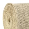 Unique Bargains Burlap Wired Soft Decorative Ribbon Trim for Gifts Wrapping - 3 of 4
