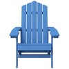 vidaXL Patio Adirondack Chair HDPE Aqua Blue - 3 of 4