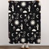 Makers Collective Celestial Garden Faux Shearling Black/White Throw - 3 of 4
