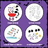 Joyfy Halloween Pumpkin Decorating Kit, Halloween Painting Kits Party Favors for Kids, Arts and Craft Party Supplies, DIY Coloring Pumpkin Decorations - 4 of 4