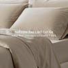 Cotton Tencel Sheet - Luxury Hotel Bedding Set, Soft, Cooling & Breathable for Hot Sleepers, Deep Pocket Up to 16 Inches - 3 of 4