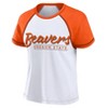 NCAA Oregon State Beavers Women's White Stitch T-Shirt - 2 of 3