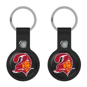 Keyscaper NFL NFC Historic Teams Insignia Black Airtag Holder 2-Pack - 1 of 4
