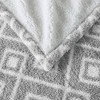 Sapphtopaz 50"x60" Heated Blanket, Faux Feathersoft Throw Blanket for Bed, Reversible Fluffy Fleece Blanket with 5 Heat Settings, Dream Soft Blanket - 3 of 4