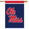 Briarwood Lane Mississippi Rebels House Flag NCAA Licensed 28" x 40" - 2 of 4