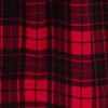 plaid black & red