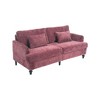Grungis Mid Century Modern Loveseat Sofa with Wood Feet,2-Seat Upholstered Sofa with Thick Cushion,Chenille Couch for Living Room,Bedroom - 4 of 4