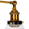 CWI Lighting Eustis 2 Light Wall Sconce With Black & Gold Brass Finish - 4 of 4
