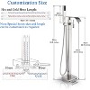 Mixxidea Standing Tub Faucet Brushed Nickel - 3 of 3