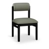 Meridian Furniture,Roundhill Vegan Leather Upholstered Dining Chair, Set of 2 - 2 of 4